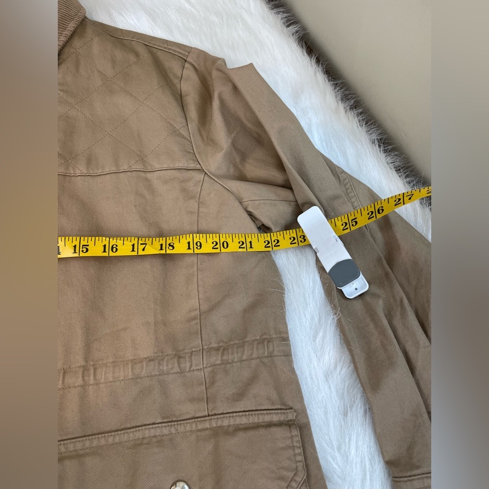 New Loft Cotton Field Barn Chore Coat Women's Tan Large - Picture 8 of 13